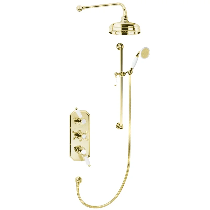

Gold Concealed Wall Shower Set