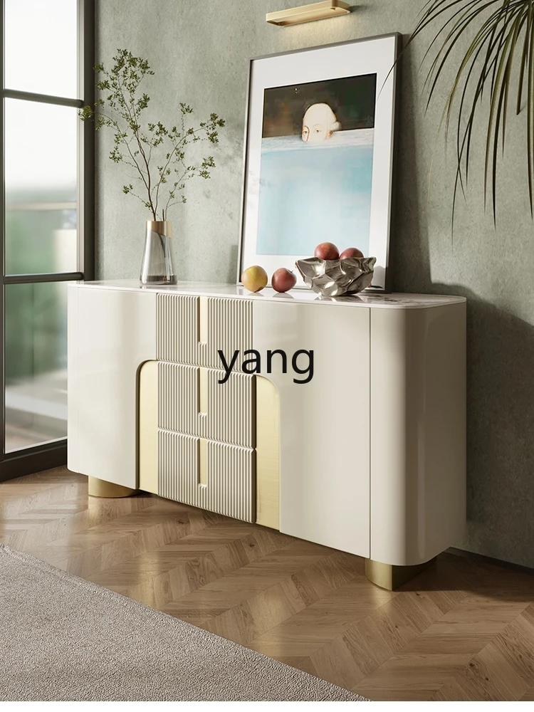 Yjq Hallway Chest of Drawers Living Room Storage Shoe Cabinet Home Pandora Stone Plate Sideboard Cabinet