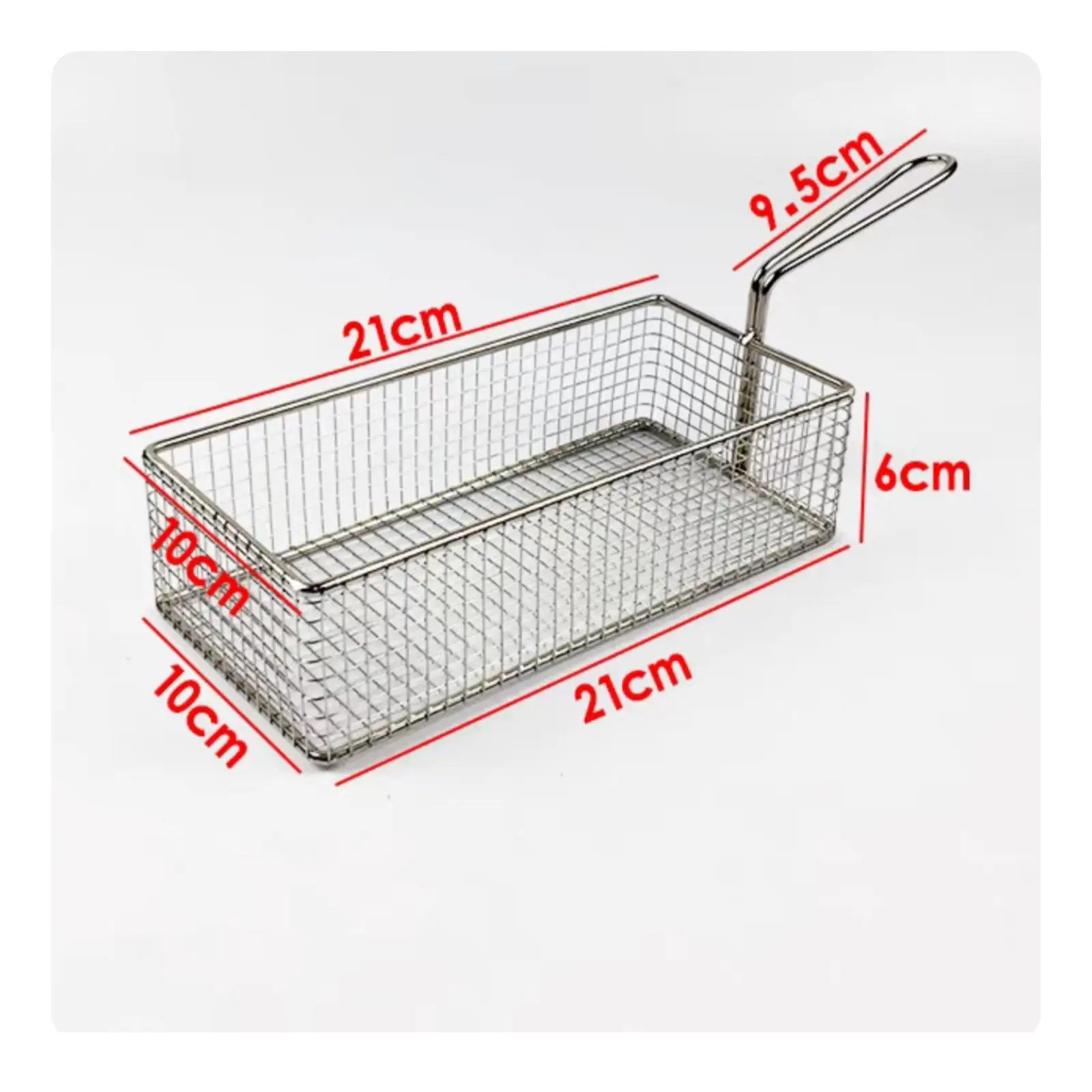 Mini Fry Basket Restaurant Design French Fry Serving Basket Rustproof