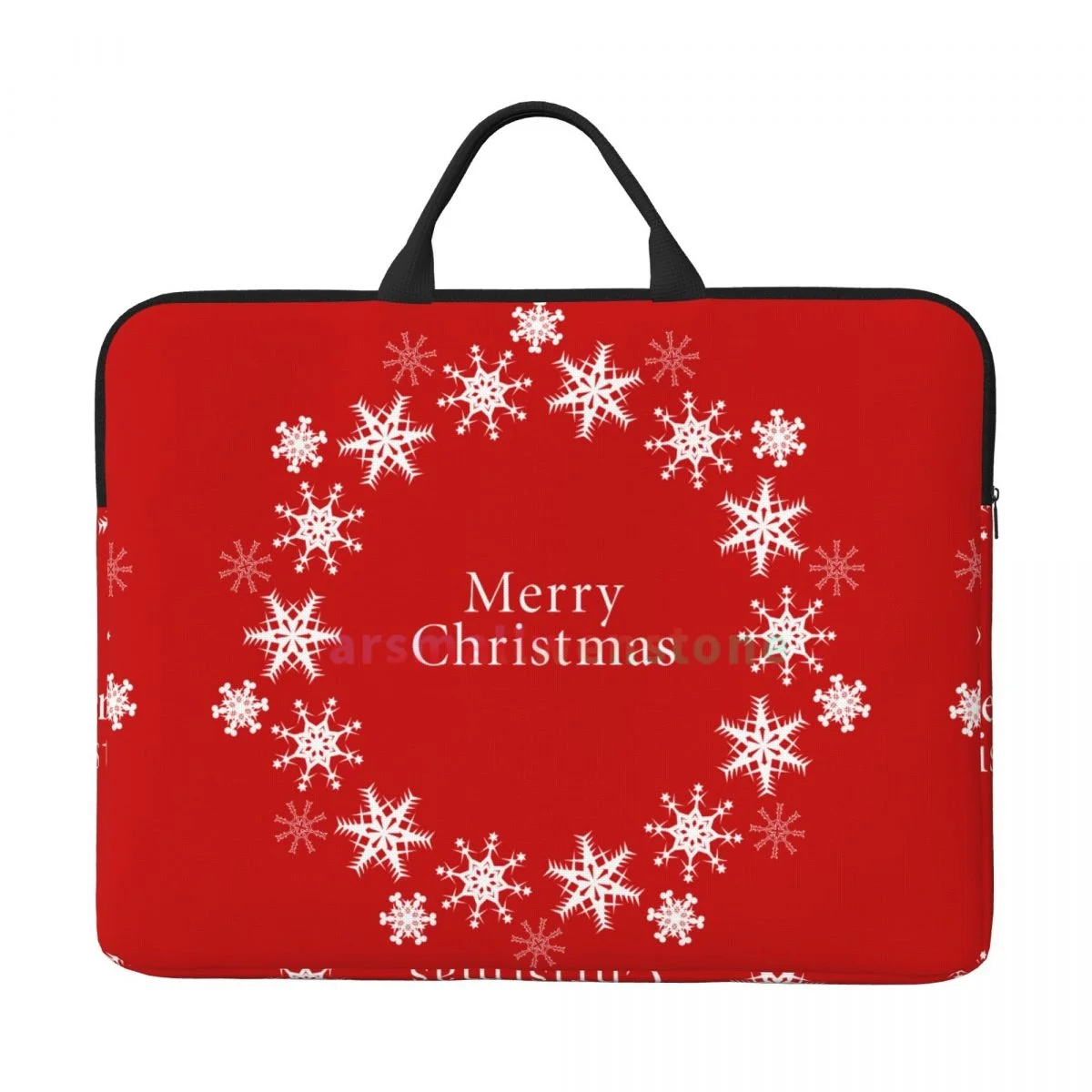 Christmas Theme Laptop Bag Computer Bag Office Business Travel 14 Inch Water Resistant Large Laptop Case