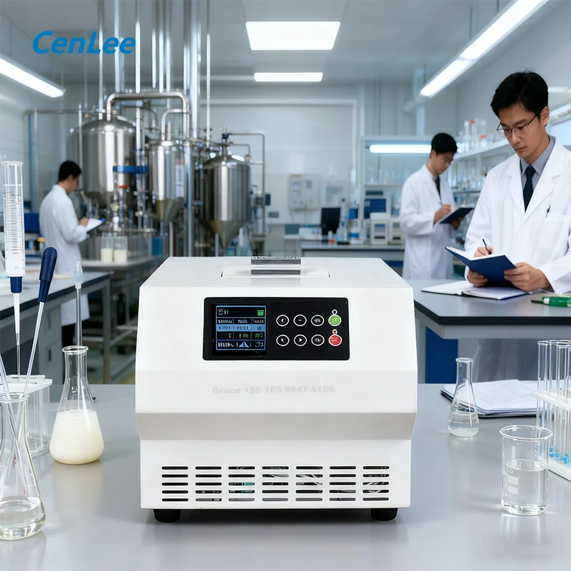 

High Quality CENLEE Stainless Steel 35C-70C Laboratory Dairy Heating Centrifuge Fat Content Analysis Meets Milk Testing