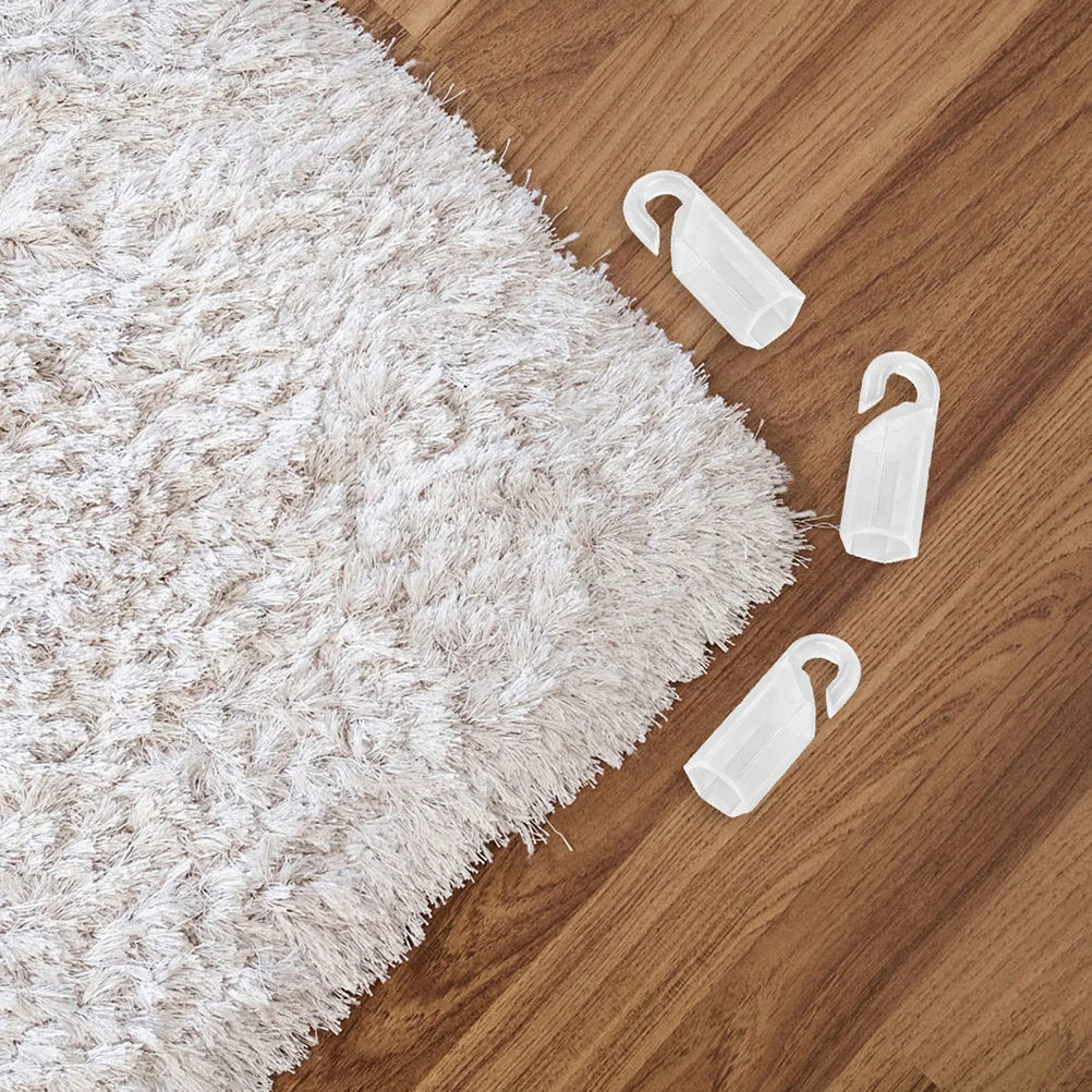 24Pcs Clear Blind Wand Hook Simple Generous Design Easy Installation No Tools Required Blind Wand Hooks Curtain Rod Useful Hook