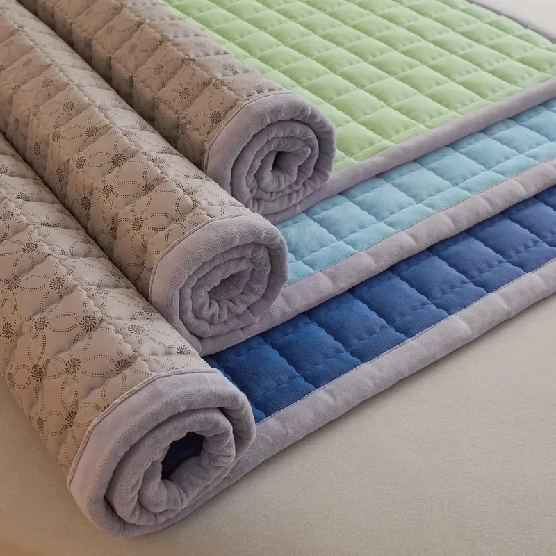 

Winter Thick Warm Bed Sheet Dormitory Single Thin Bed Pad Mattress Topper Non-slip Mattress Cover Bed Cover Tatami Floor Mat