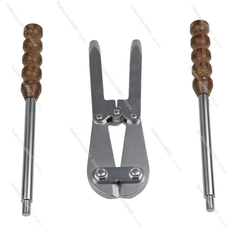 Stainless Steel Large Wire Cutting Plier Kirschner Pin Cutter  Wooden Handle Orthopedic Surgery Instrument