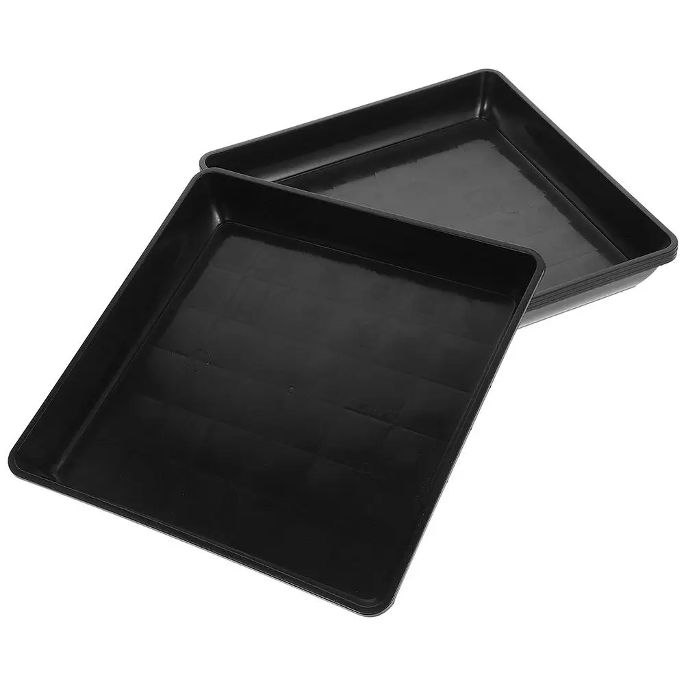 4Pcs PP Material Plant Saucer Tray for Indoor Garden Flower Pot Base Protector Non-Slip Water Collection Tray for Plants and