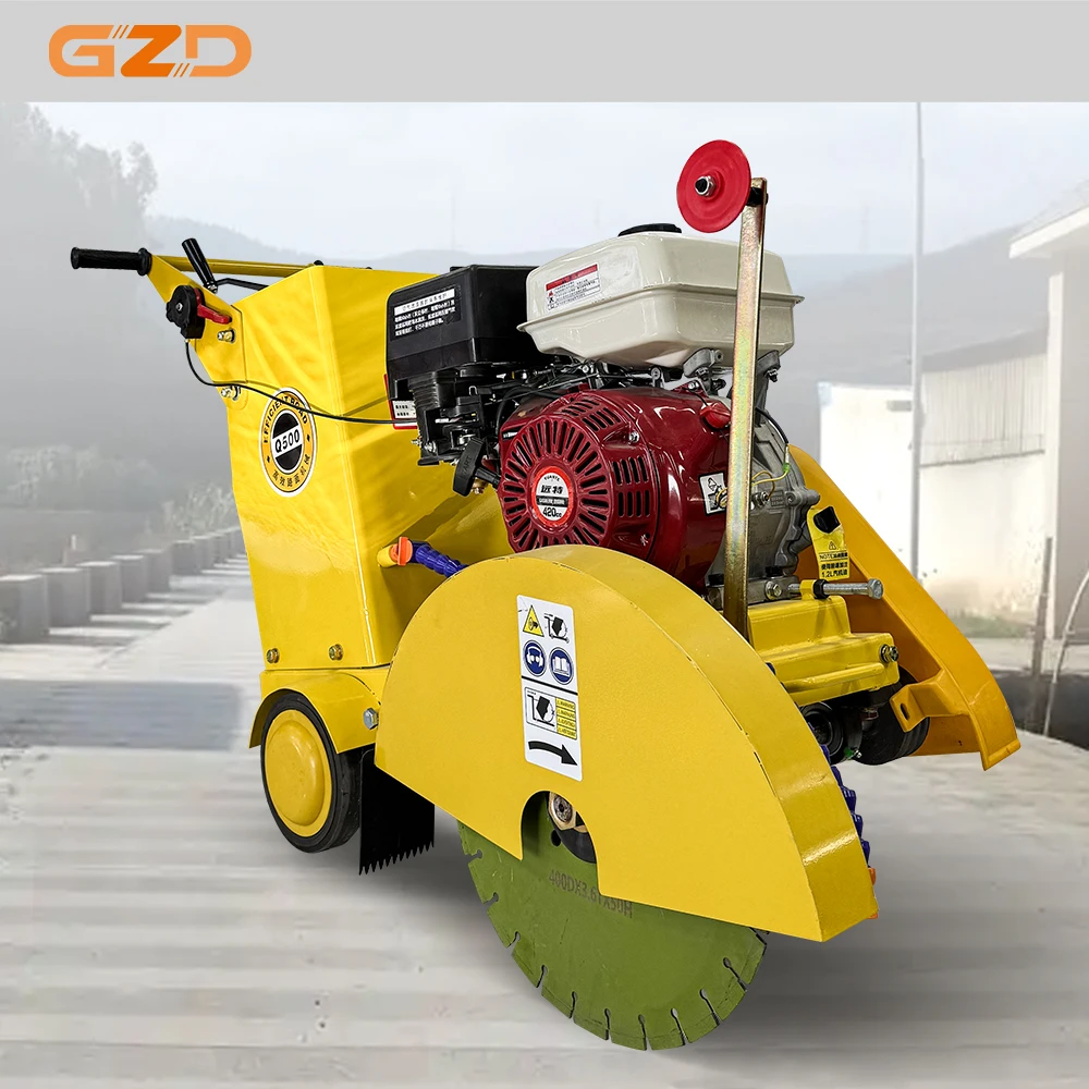 350-500mm Blade Diameter Asphalt Road Cutter Machine Hand Held Concrete Cutting Saw For Sale
