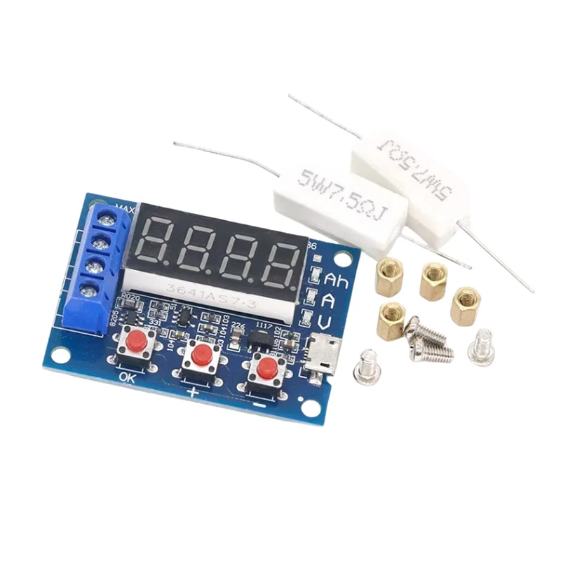 1~4PCS ZB2L3 Battery Capacity Tester External Load Discharge Type 1.2-12V Battery 18650 Equal Capacity Test High Quality