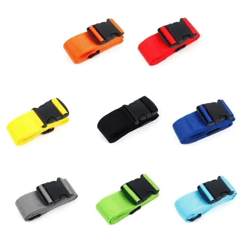 Travel Luggage Strap Adjustable Password Lock Packing Belt Baggage Secure Lock Anti-theft Luggage Strap Bundling Belt Packing