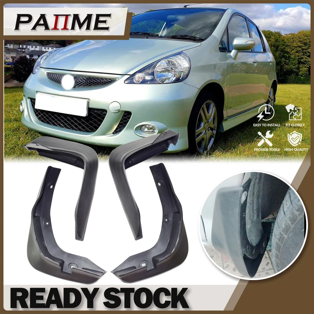 

Car Mud Flaps Fits For Honda jazz fit hatchback 2004 2005 2006 2007 Mudguard Fender Mudflaps Auto Accessories YC102048