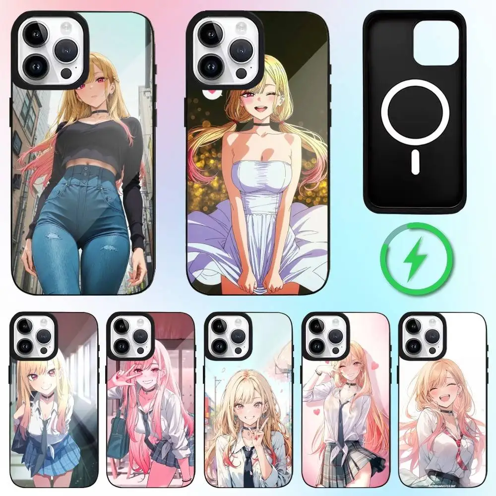 

My Dress-Up Darling Phone Case For iPhone17,16,15,14,13,12,11 Plus,Pro Max Magnetic Magsafe Wireless Charging