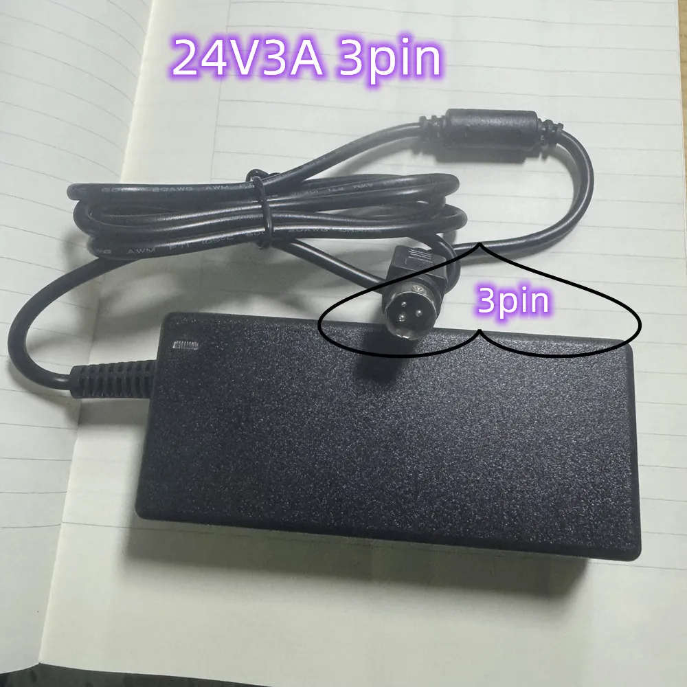 Hohe Qualität 24V 3A 3-pin Din DC Stecker Desktop Schalter Netzteil Hohe Effizienz Drucker Power Adapter