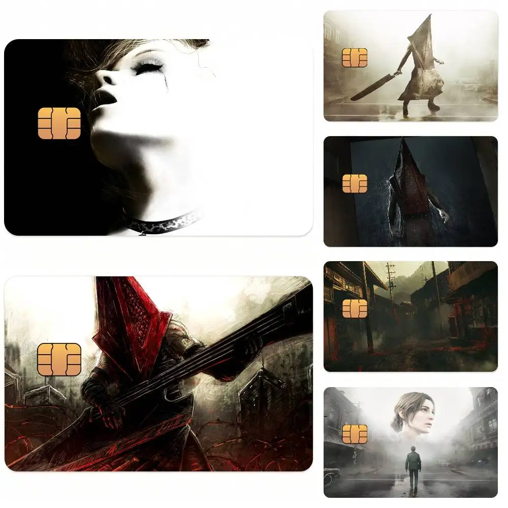 Game S-Silent Hill 2 Credit Card Skin Stickers for Bank Card Bus Metro Card Sticker Waterproof Gift