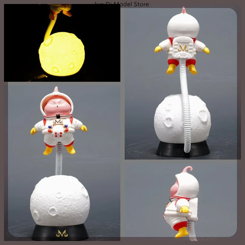 

18cm Dragon Ball Majin Buu Moon Spacesuit Anime Figure Model Statue Boys Collections Desktop Decoration Ornament Toys Gifts