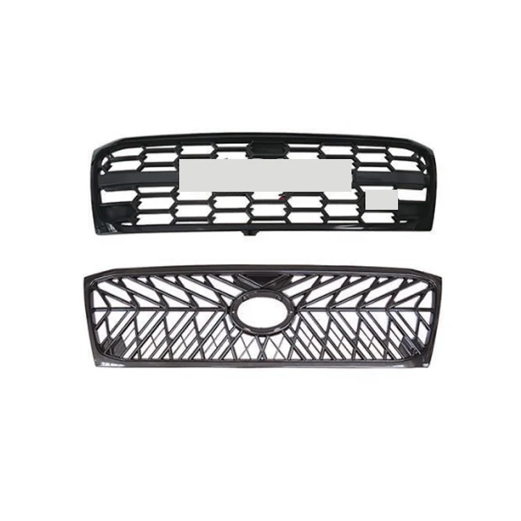 

Auto Parts New Style Black Bumpers Grille Front Grille With Light For Toyota LandCrusier LC100 2003-2006