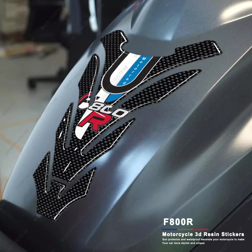 

Motorcycle Accessories Fuel Tank Pad Protector Covers Waterproof 3D Resin Stickers Kit for BMW F800r F 800 R