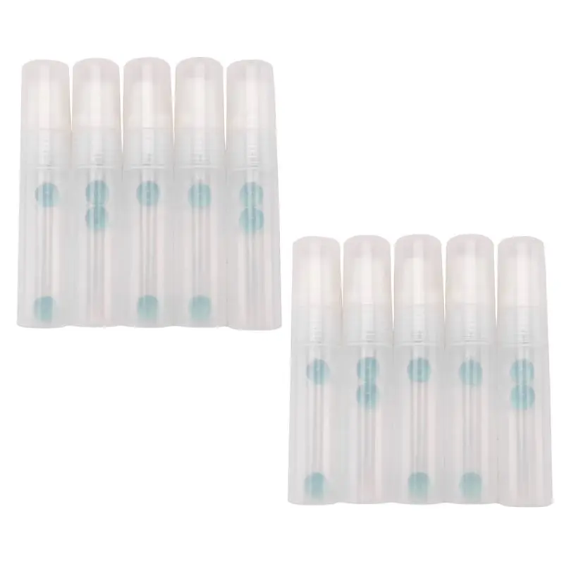 AB25-10 Pack Empty Acrylic Markers Clear White Paint Marker Pens 15Mm For Rock Painting Wood