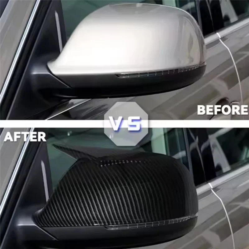 

Автомобильное зеркало заднего вида, корпус бокового зеркала для Q5 SQ5 8R 2009-2017 Q7 4L 2010-2015, ярко-черный