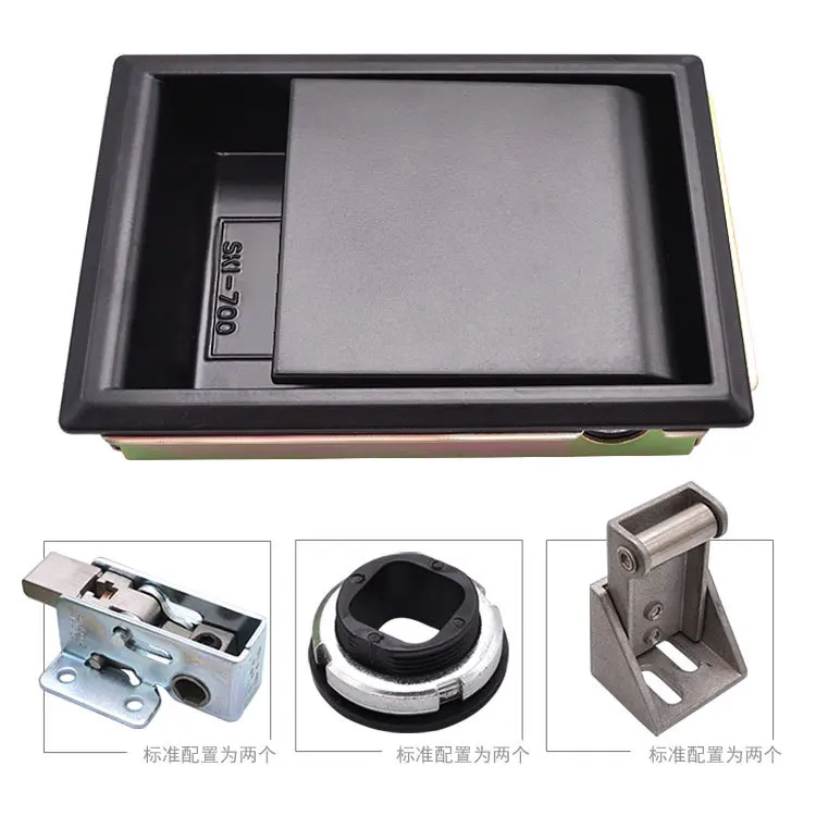 

SK1-700 industrial hardware zinc alloy door lock oven test box seal box small linkage closed handle lock