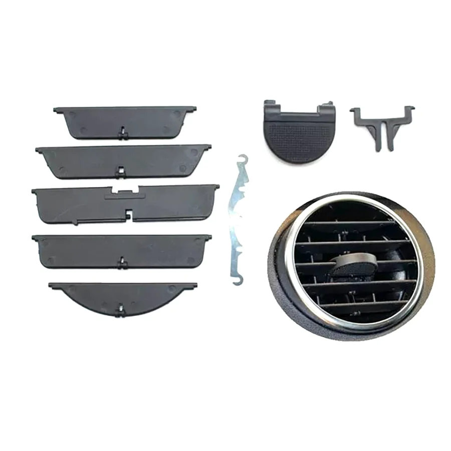 8Pcs Air Conditioning Outlet Air Conditioning Vent Blade Paddle Kit For Land Rover Discovery 3 4 LR3 LR4 Car Accessories