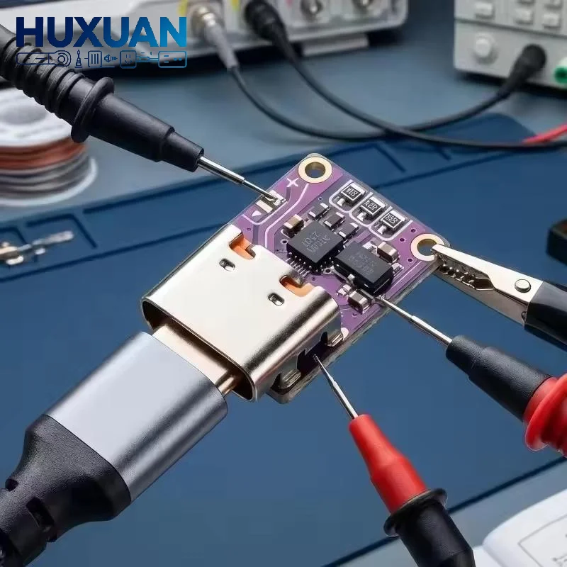 PD QC Trigger Module Type C SPI Decoy Board High Voltage Anti-interference for Power Test Charger Function Verification Lab Use