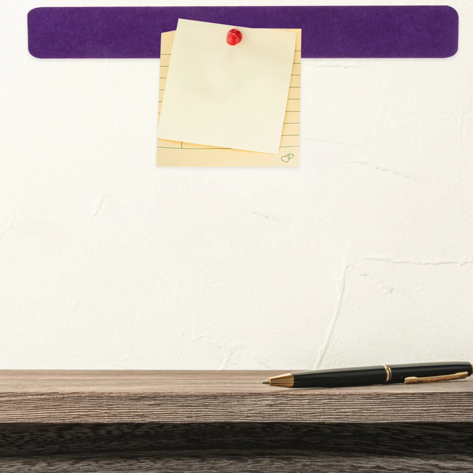 6Pcs Felt Bulletin Board Strips Thick Material Office Wall Decoration Memo Board Strips Practical Convenient Design