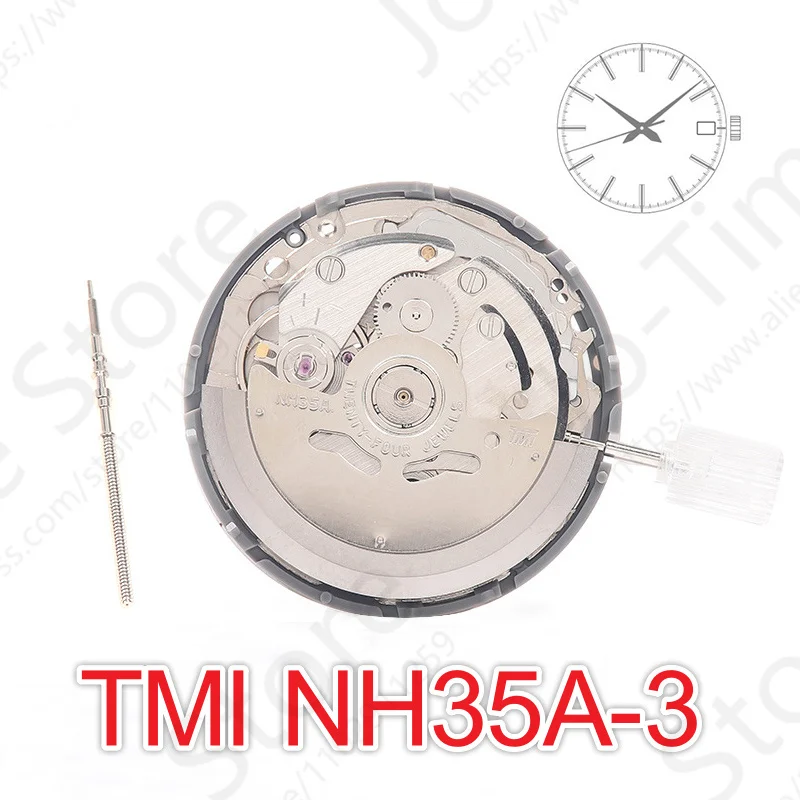 Japan NH35 Watch movement accessories brand new mechanical NH35a movement three needle fully automatic precision work orig