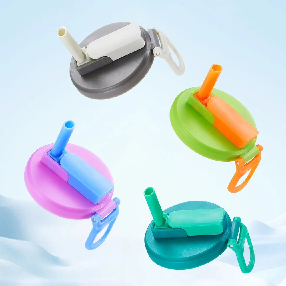 2/4/8PCS Soda Can Cover Creative Sealed Silicone Straw Beverage Can Cover Can Replace Reusable Straw Cup Cover Cup Accessories