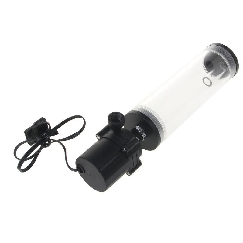 Water Pump G1/4 Thread Xhc8+160Mm Cylinder Computer Water for Tank 12V 19W PC Water Cooling SC600 Pump Radiator Waterblo