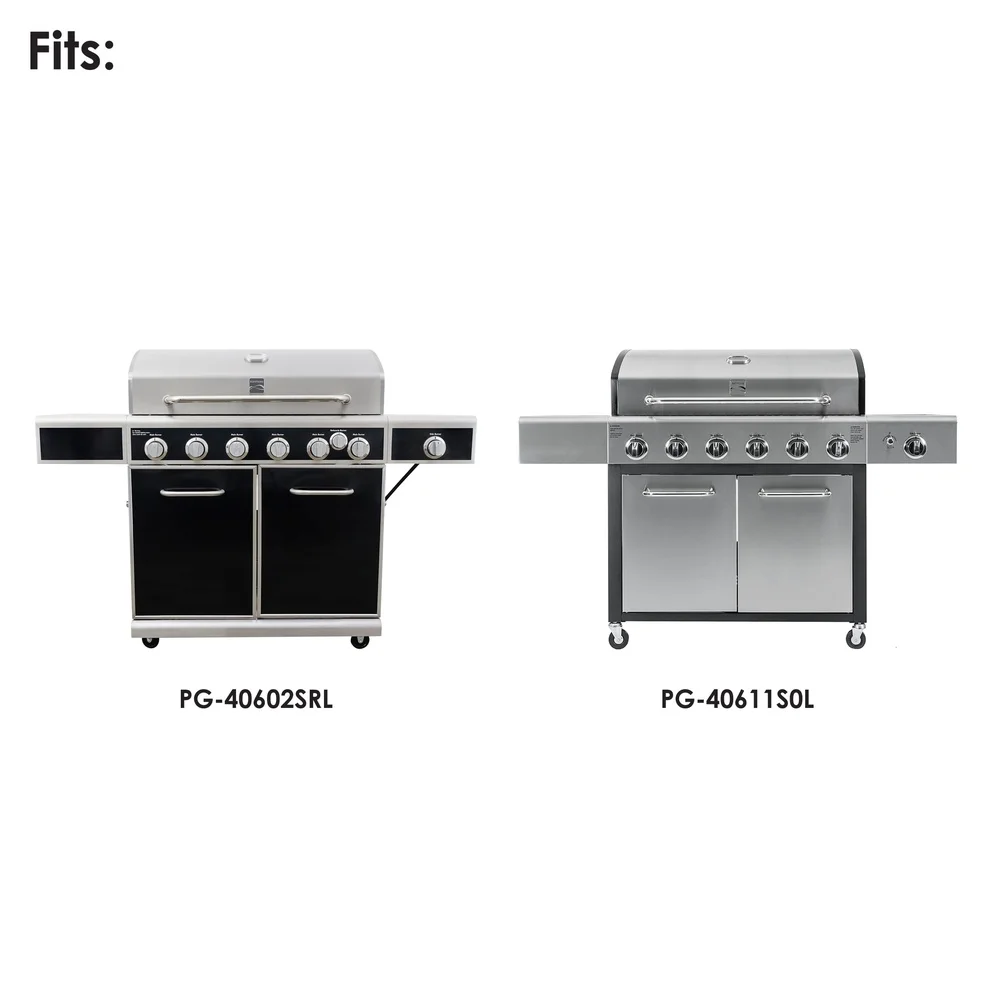Penutup Grill Tahan Cuaca Universal 66 Inci untuk Grill Gas 5-6 Pembakar dengan Ventilasi Udara dan Strip Penutup Aman untuk Perlindungan Luar Ruangan