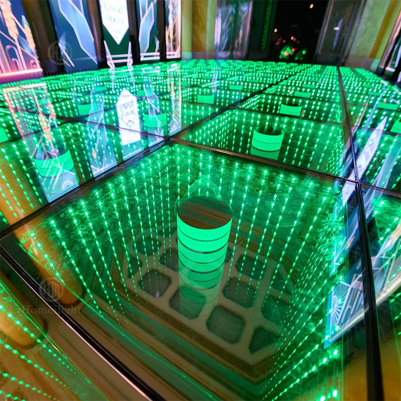 High Quality Interactive Dance Floor LED Wired Connection Pista De Baile 16*16ft Sensitive LED Dance Floor for  Event