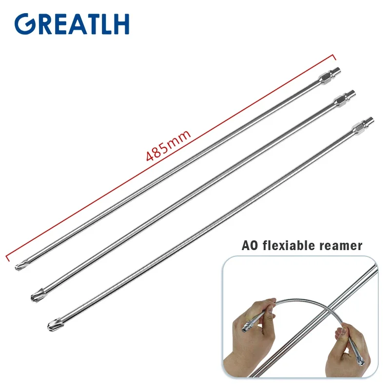 GREATLH Stainless Steel Orthopedic AO Flexiable Reamer Intramedullary Nail Medical Orthopedic Instrument
