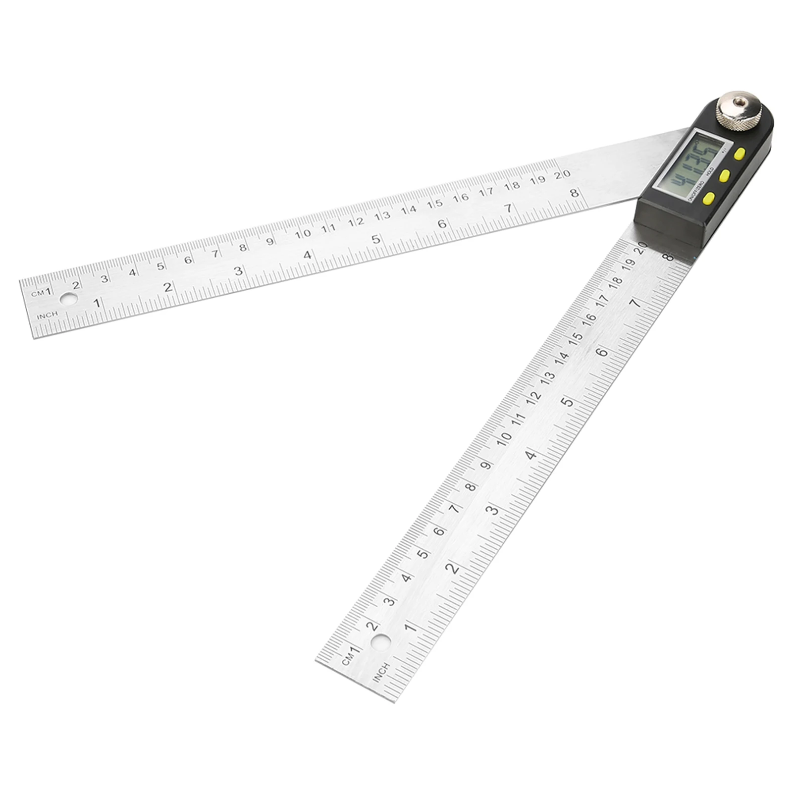 10‑390mm Protractor Ruler Digital Protractor Inclinometer Electronic Angle Gauge Stainless Steel Angle Ruler Goniometer Tools