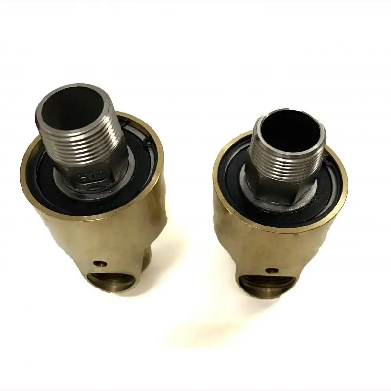 真ちゅう製回転ジョイント,ダブルチャネル油圧スイベル,HS-G25-10 HS-G32-15 HS-G40-20