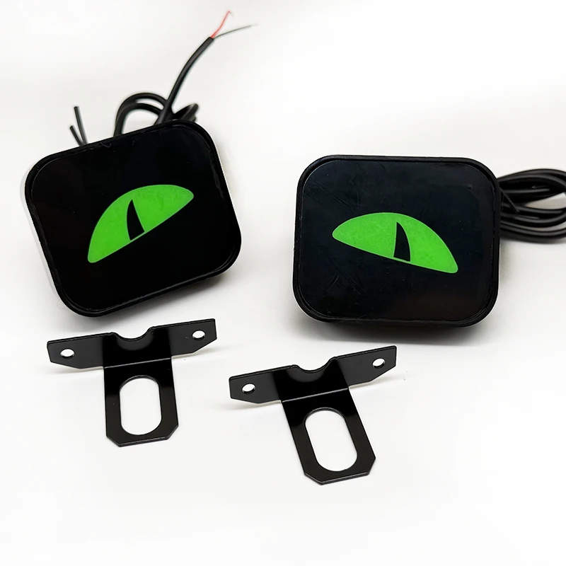 1 Pair Motorcycle LED Demon Eye Decorative Light Devil Eye Motorbike Retrofit Kits Made