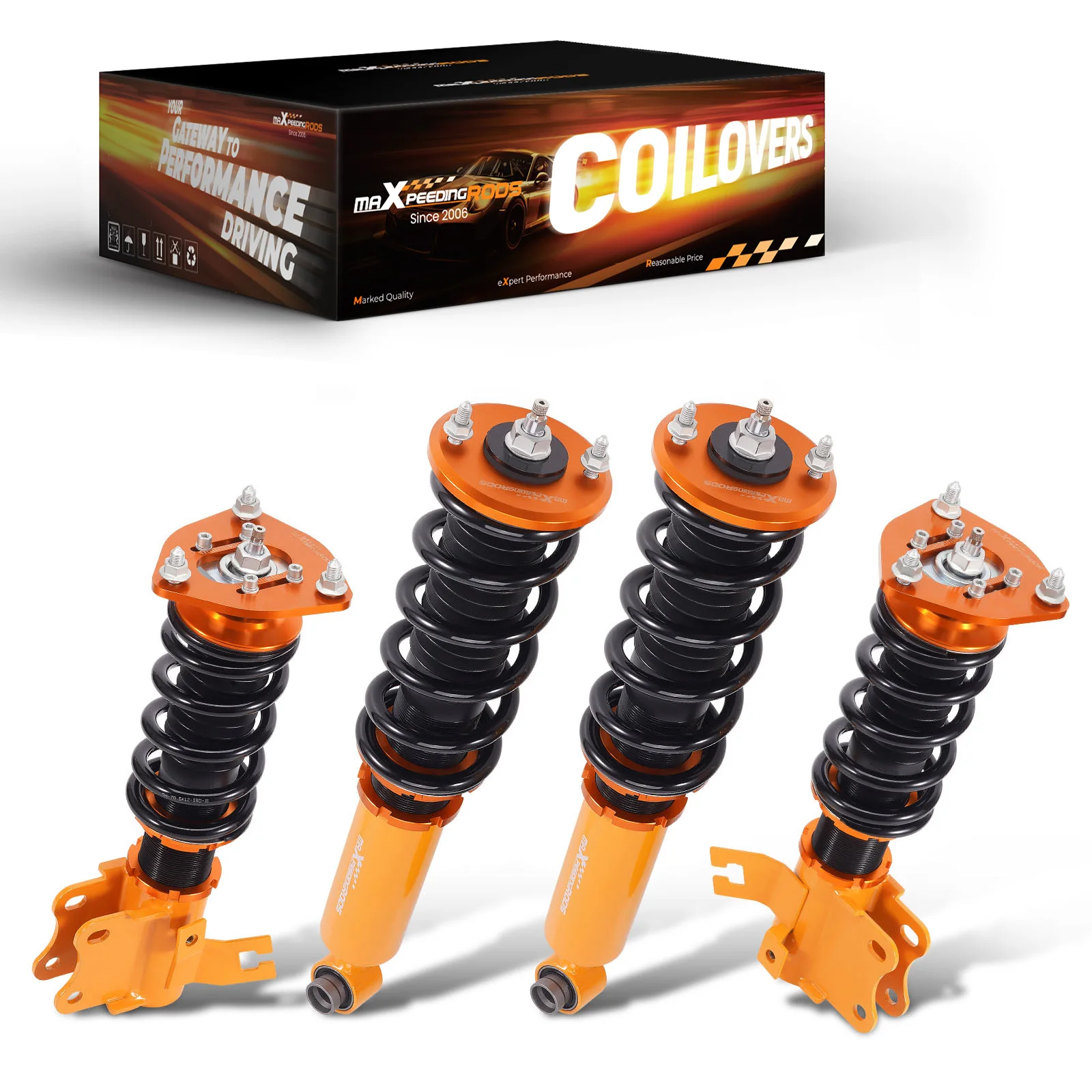 Kits de suspensión Coilovers de 24 niveles compatibles con puntales de choque Nissan 240sx S13 1989-1994