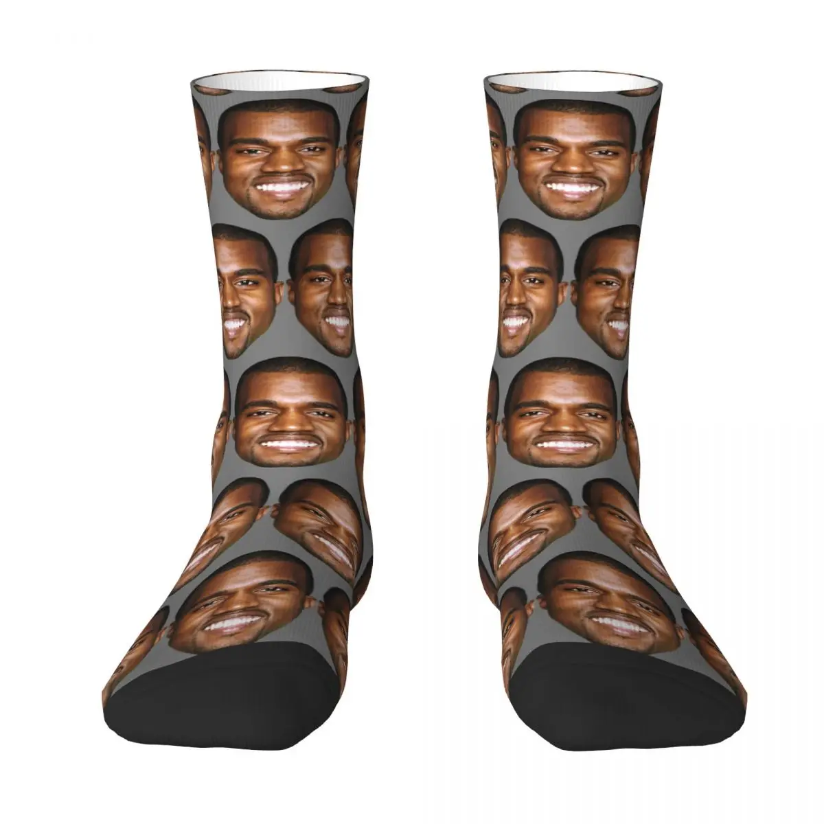 

Funny Kanye West Meme Socks Men's Women's Polyester Funny Happy Socks High Quality Spring Summer Winter Middle Tube Socks Gifts