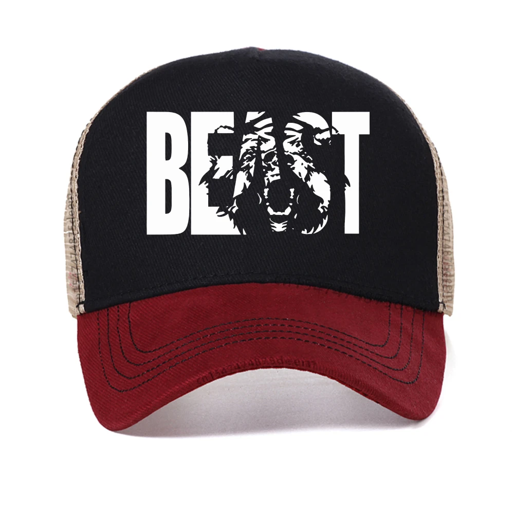 

Retro Beauty And Beast baseball cap fashion casual Unisex adjustable mesh trucker hats outdoor Breathable sun Snapback hats