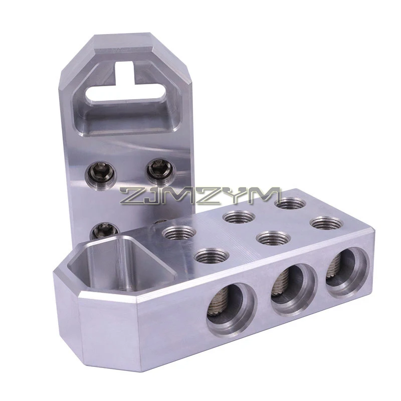 Aluminum Alloy Audio 0 Gauge Top Post 4 Way 6 Way Heavy Duty Positive and Negative Battery Terminals