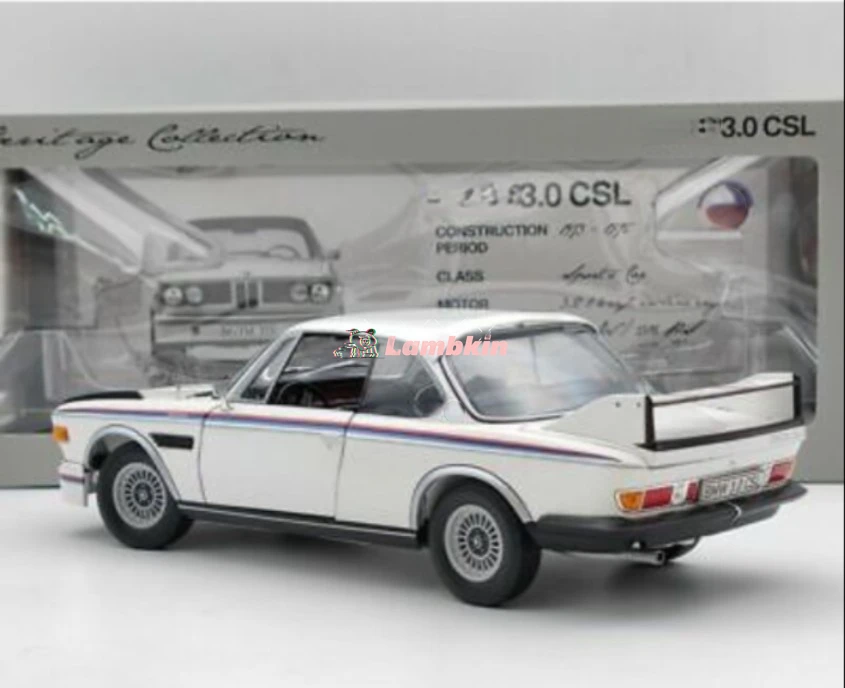 Minichamps 1:18 For Original BMW 3.0 CSL E93 Series Alloy Car Model Collectible Openable Miniature Car Model Ornament