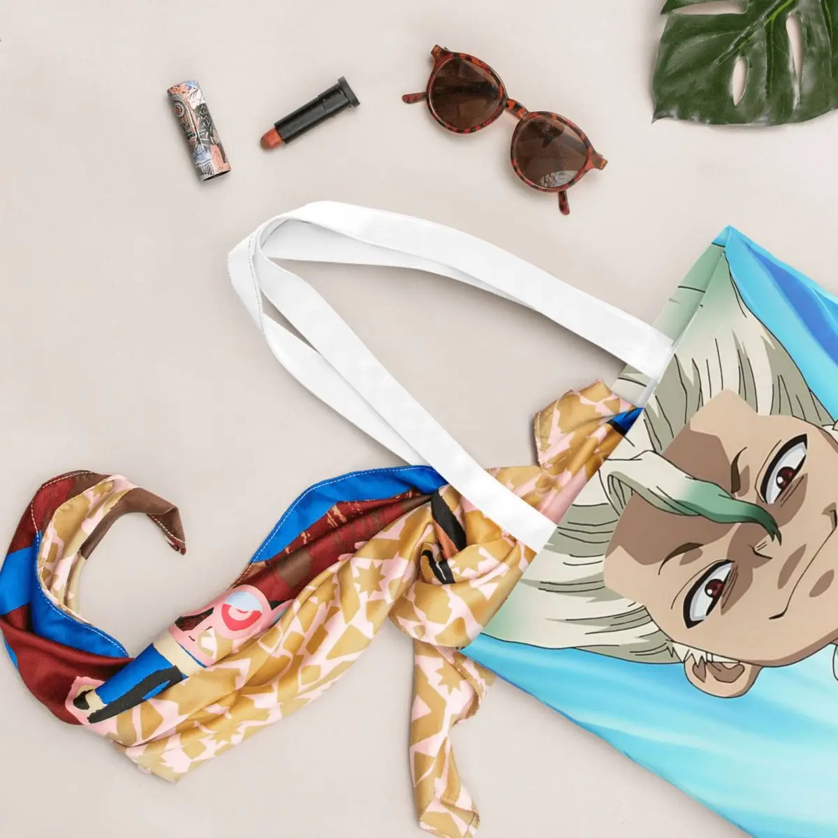 Senku Ishigami Dr Stone Apan аниме сумки для покупок парусиновая большая сумка складная женская сумка через плечо дорожная сумка