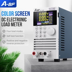 A-BF Digital Display Single Channel Electronic Load Meter DCT184C Color Screen Battery Capacity Tester Power 1-150V/0-40A/0-400W