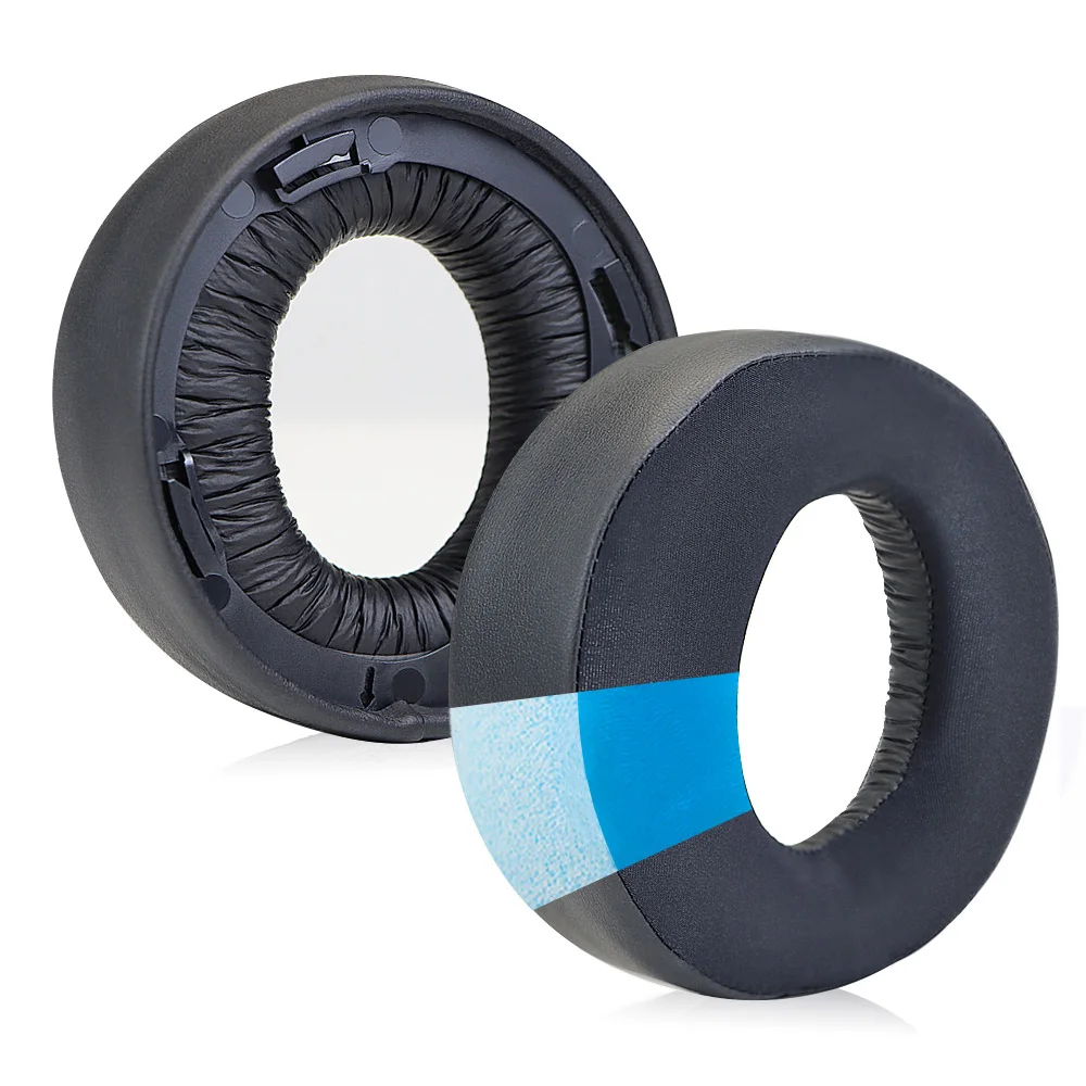 Vervanging Oorkussens Kussen Hoofdband Voor Sony PS3 PS4 Goud Draadloze Stereo Headset CECHYA-0083(L + R)- Jet Zwart [Oude Model]