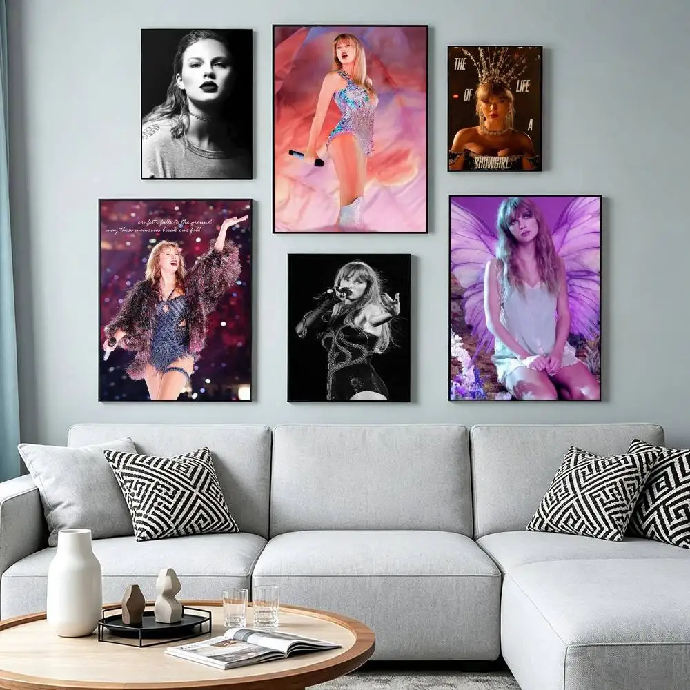 T-The Life of a S-Showgirl   Poster Waterproof Wall Art Sticker For Bar Living Room Vintage Decor High Quality Print Gift