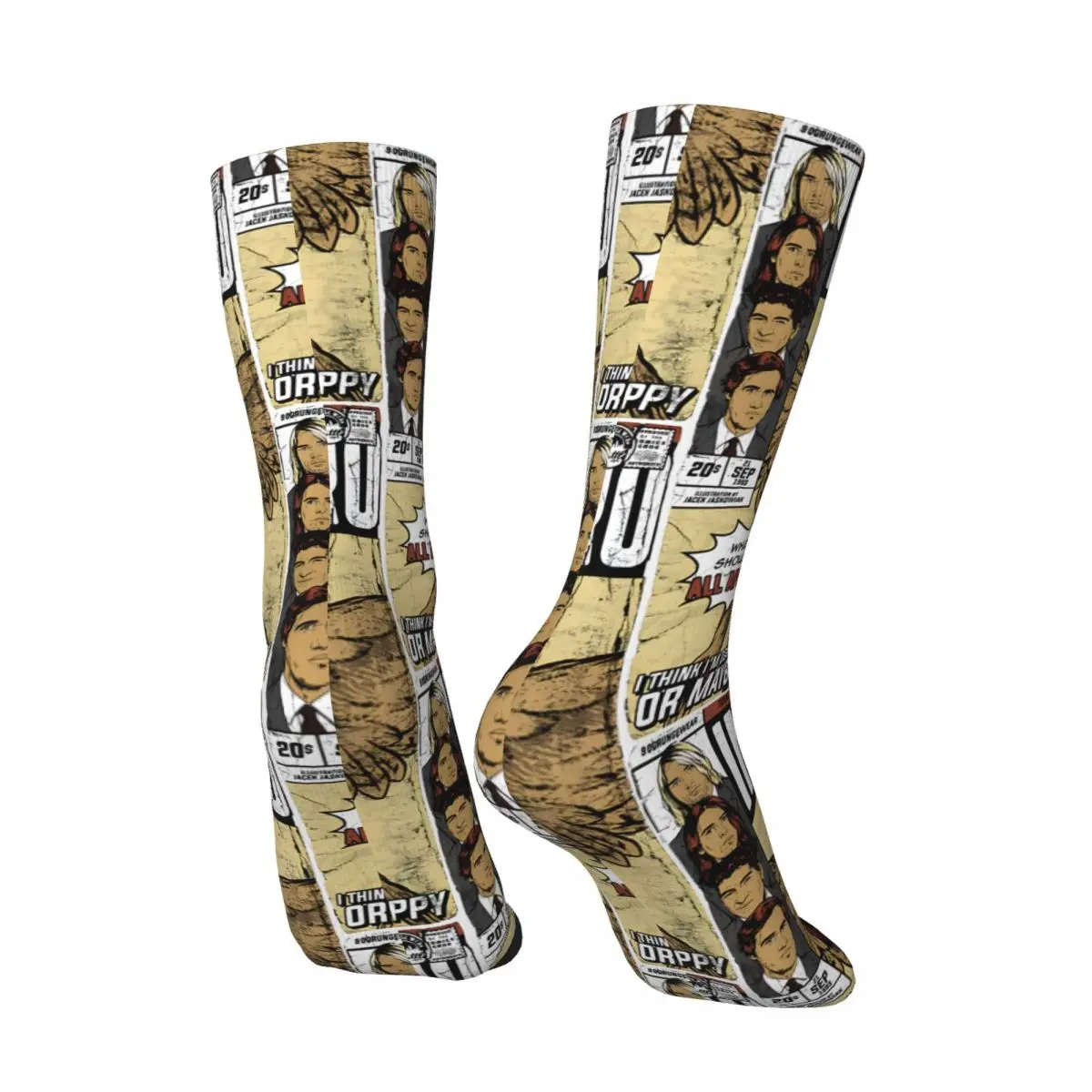 Crazy compression In Utero '93 Sock for Men Harajuku Utero Quality Pattern Crew Sock Casual