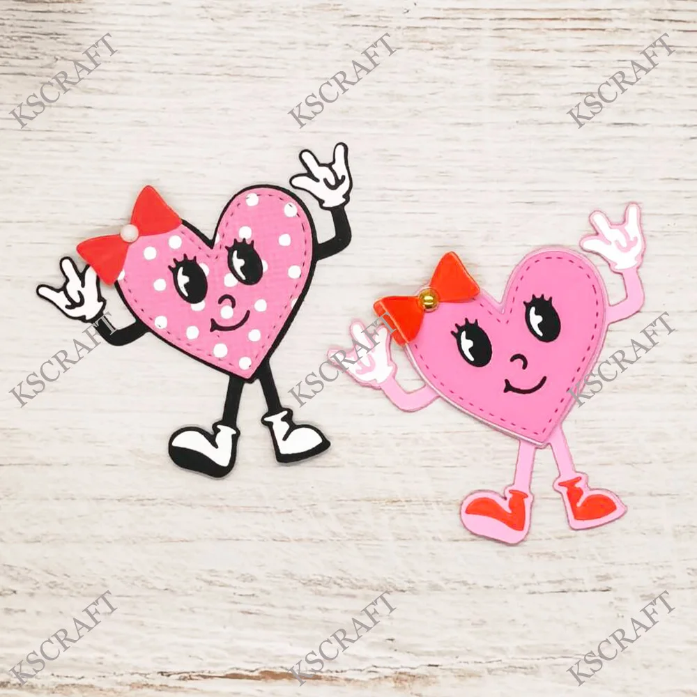 KSCRAFT Vintage Heart Cutting Dies Stencils for DIY Scrapbooking Decorative Embossing DIY Paper Cards