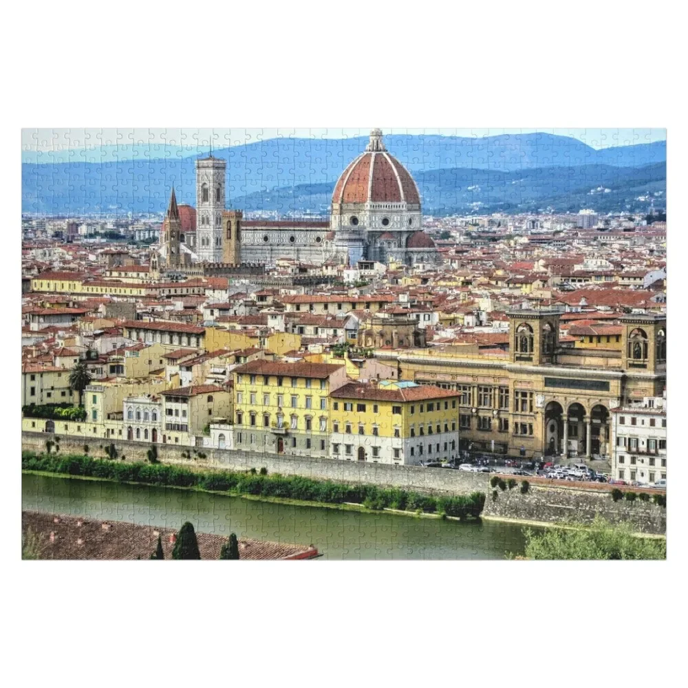 

Overview of Florence, Italy Jigsaw Puzzle Wooden Jigsaws For Adults Custom Kids Toy Puzzle