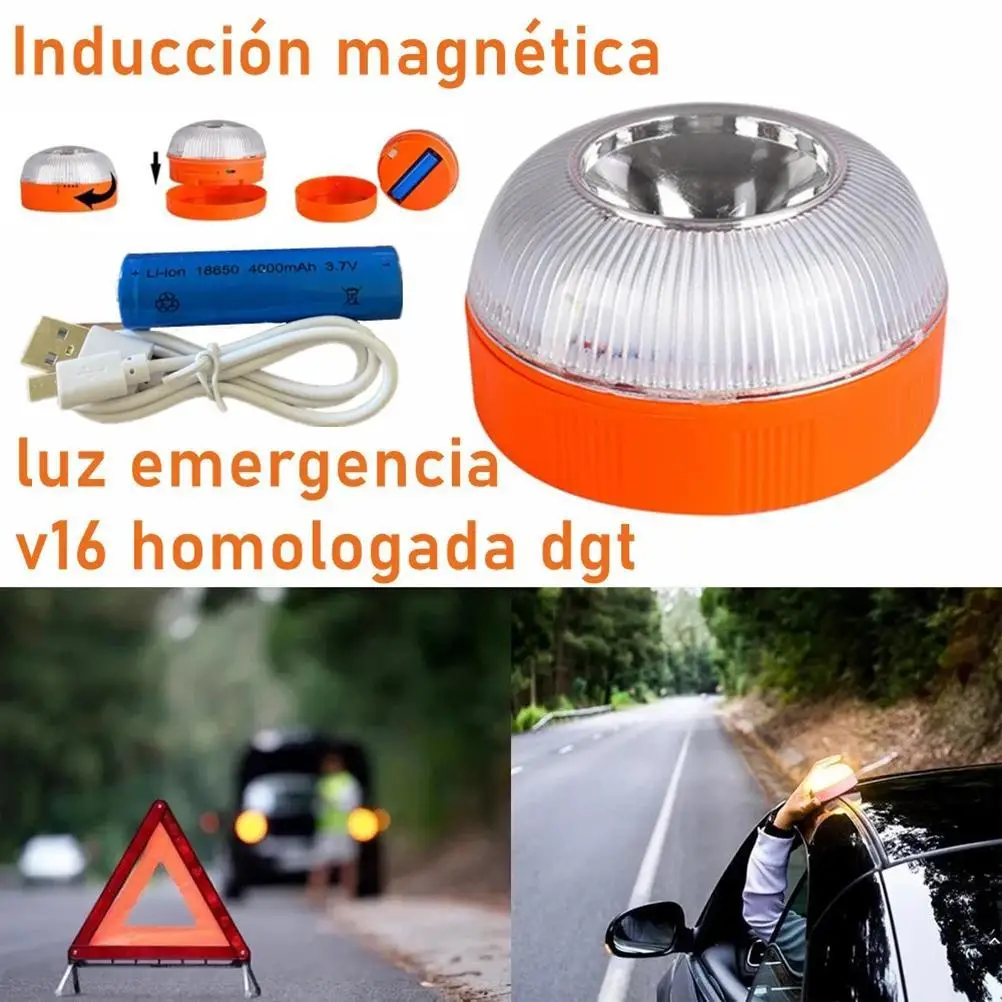 Emergency Light V16 Strobe Light Signal Magnetic Emergency Fault Light Led Emergency Light for Cars and Motorcycles