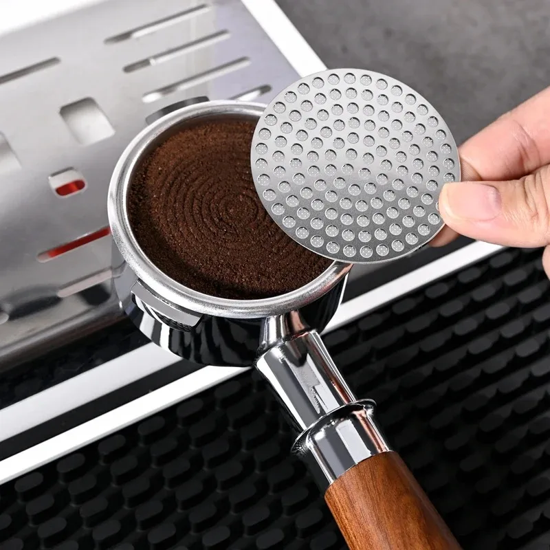 

51/53/58mm Reusable Coffee Puck Screen 304 Stainless steel Double Layer Coffee Filter Fine Mesh Professional Espresso Accessory