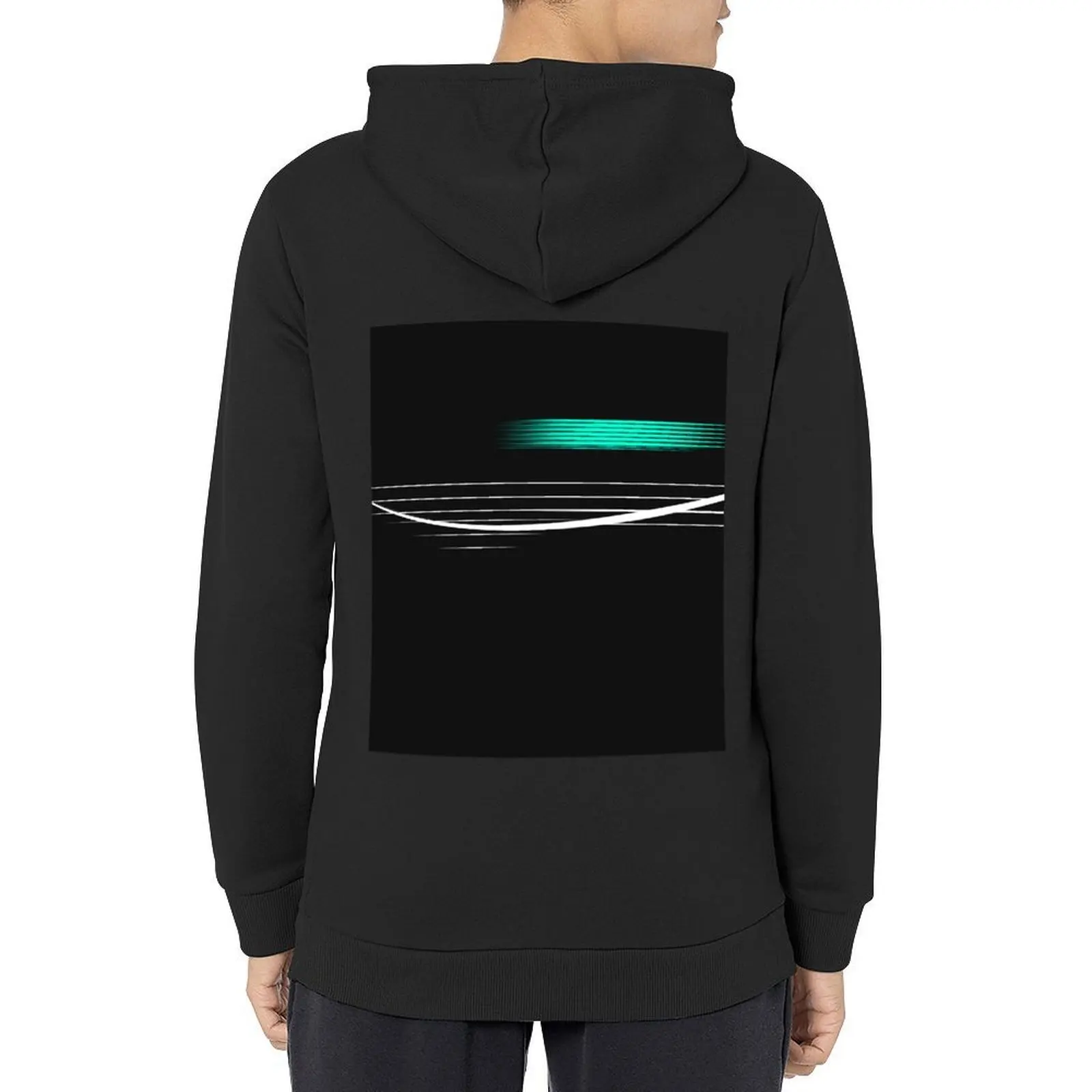 

formula racing cool - black glowing green lights Hoodie men's clothing autumn clothes men's sweat-shirt set anime hoodie