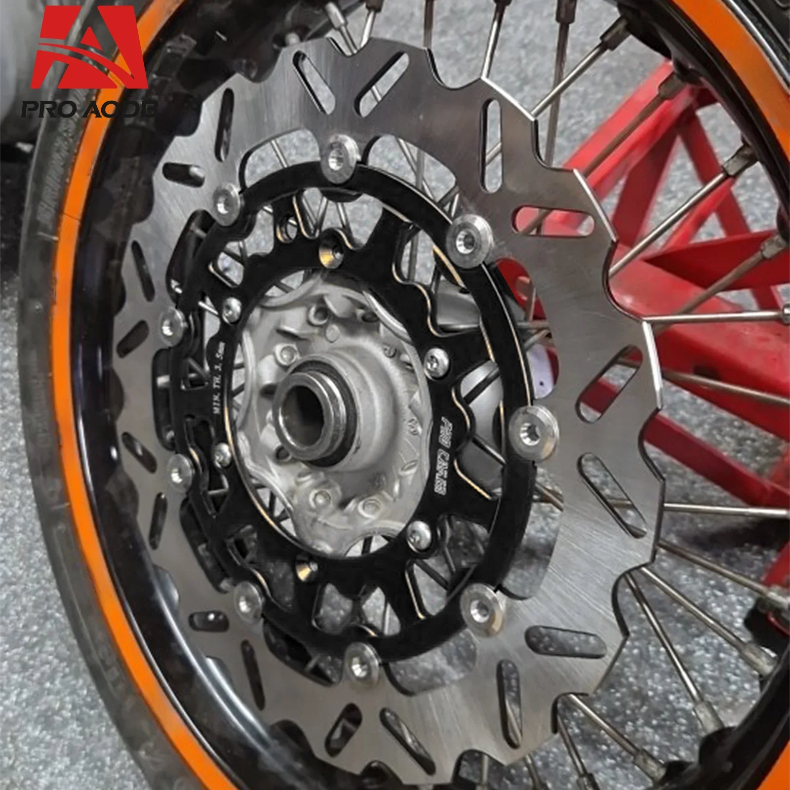 320MM Front Brake Rotor Disc Caliper Adaptor Bracket For Husqvarna FE TE FC TC TX FX KTM XC XCF XCW SX EXC 1994-2023 Accessories - view 4